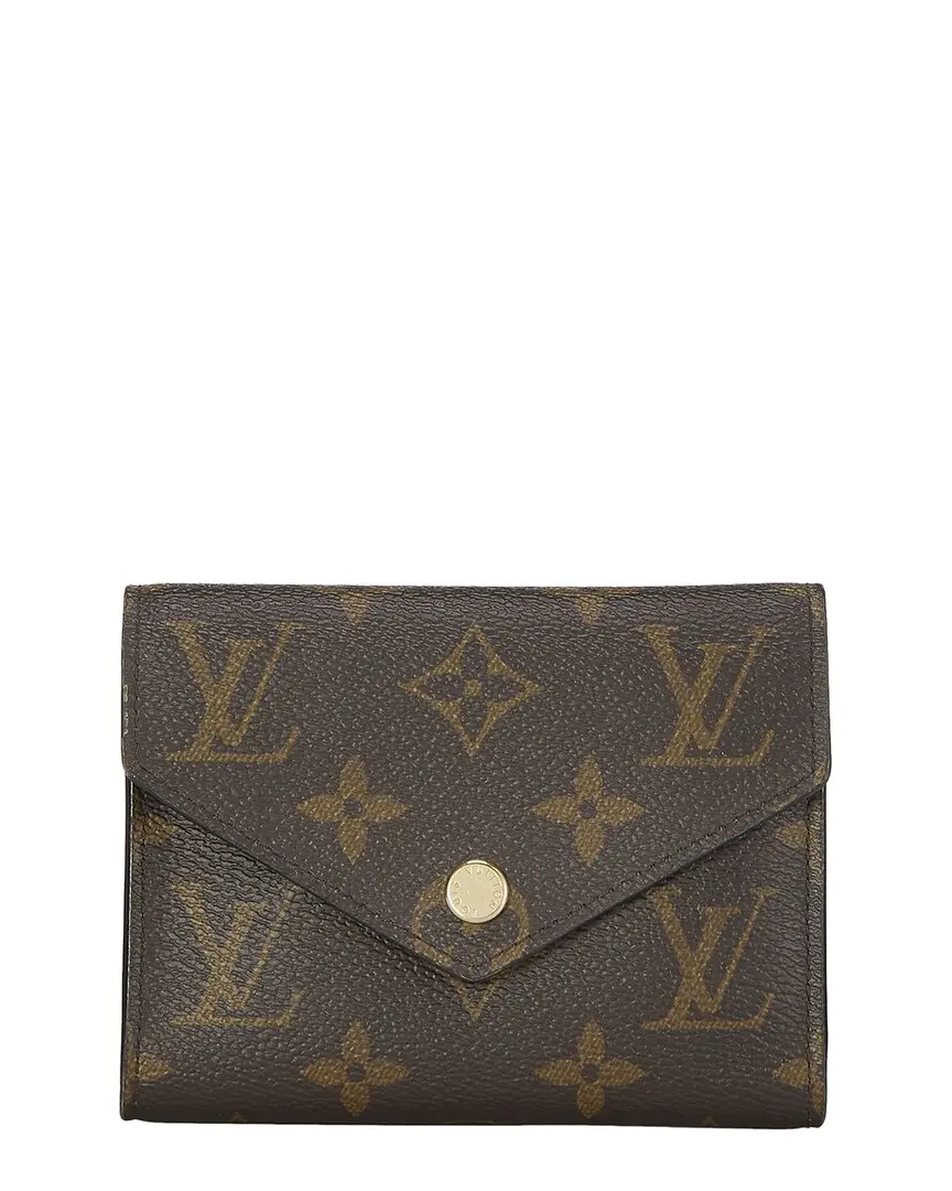 Louis Vuitton Brown Monogram Canvas Victorine Wallet (Authentic Pre-Loved)