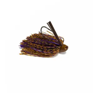 Premium Hand-Tied Weedless Flipping Jig for Bass Fishing
