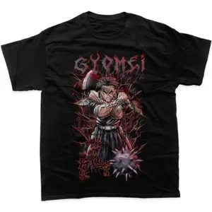Gyomei Himejima Shirt, Demon Slayer Shirt, Anime Shirt, Graphic T-Shirt- Retro Graphic Tee -  Unisex S-3XL - Menswear & Womenswear - Streetwear Tops - Casual Cotton Crewneck Shortsleeve Tshirt