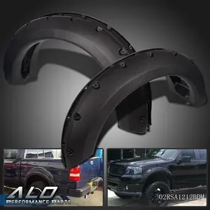Fit For 2004-2008 Ford F150 Pickup Pocket Rivet Style Bolt On Fender Flares