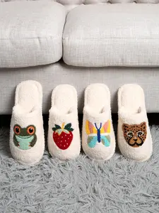 ComfyLuxe Multi Patterned Embroidered Luxury Soft Slippers