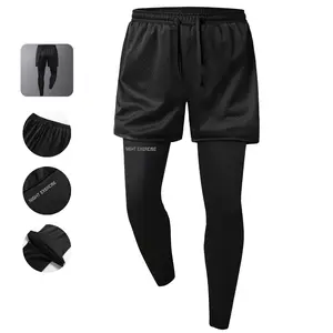 Outdoor Running Stretch Pants - Stretchy Fabric for Maximum Flexibility and Comfort - Ideal for Various Outdoor Activities and Running