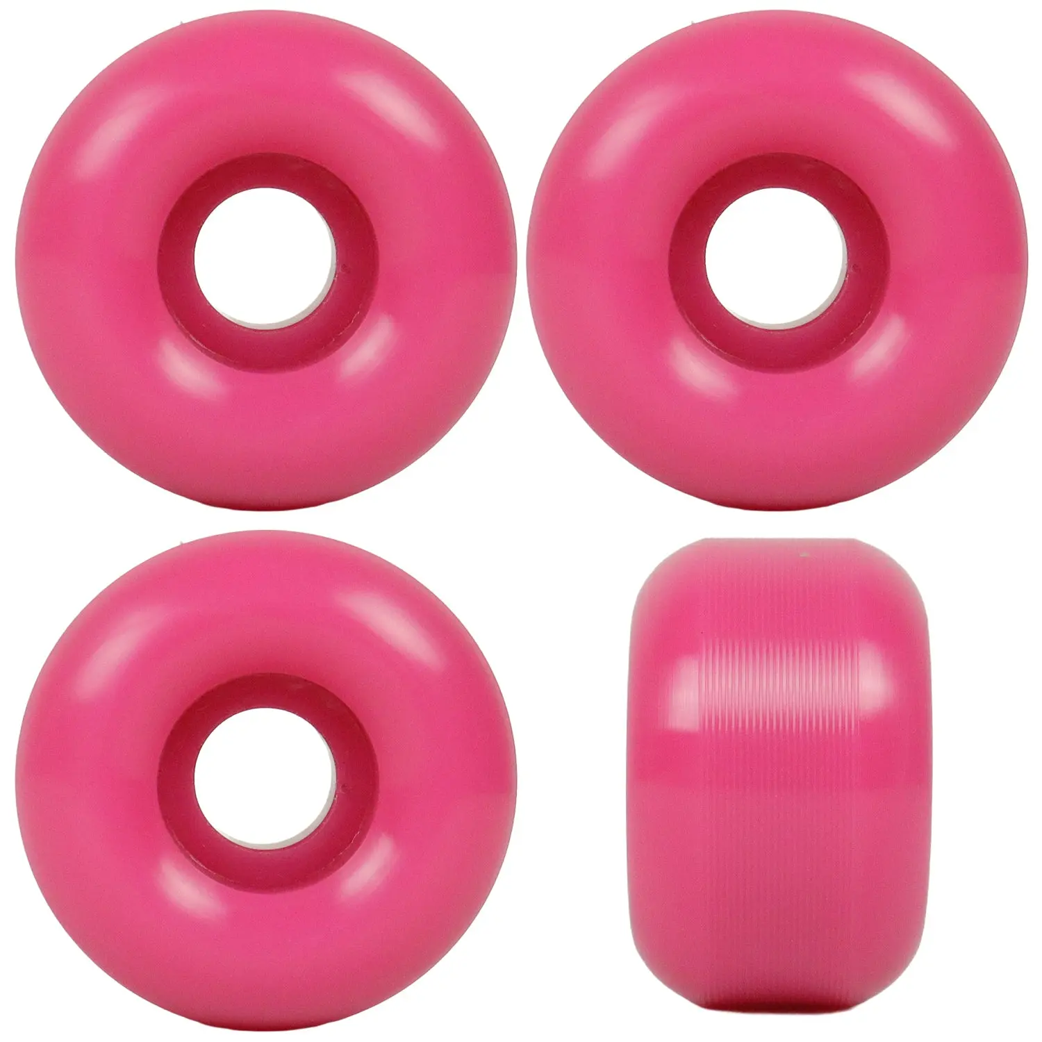 Skateboard Wheels 50mm x 31mm High Rebound 99A Neon Pink