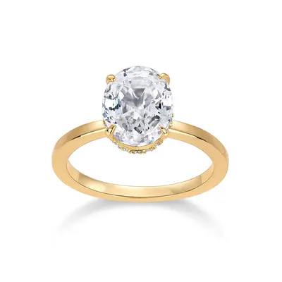 Simulated Canary Yellow Diamond Engagement Ring for Women,4.5CT CZ Gemstone,S925 Sterling Silver Promise Ring for Wedding,Travel,Daily - Product Details