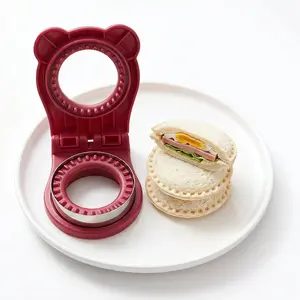 DIY Crustless Sandwich Maker & Sealer for Aesthetic Lunchbox Prep Easy Sandwich Sealer & Cutter for Crustless PB&Js