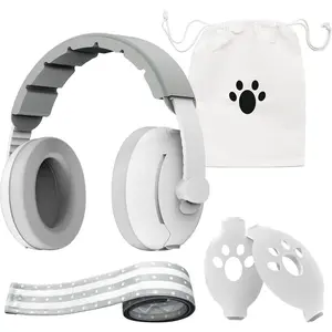 2-in-1 Baby Ear Muffs for Hearing Protection Noise Cancelling Earmuffs for Babies and Toddlers up to 48 Months