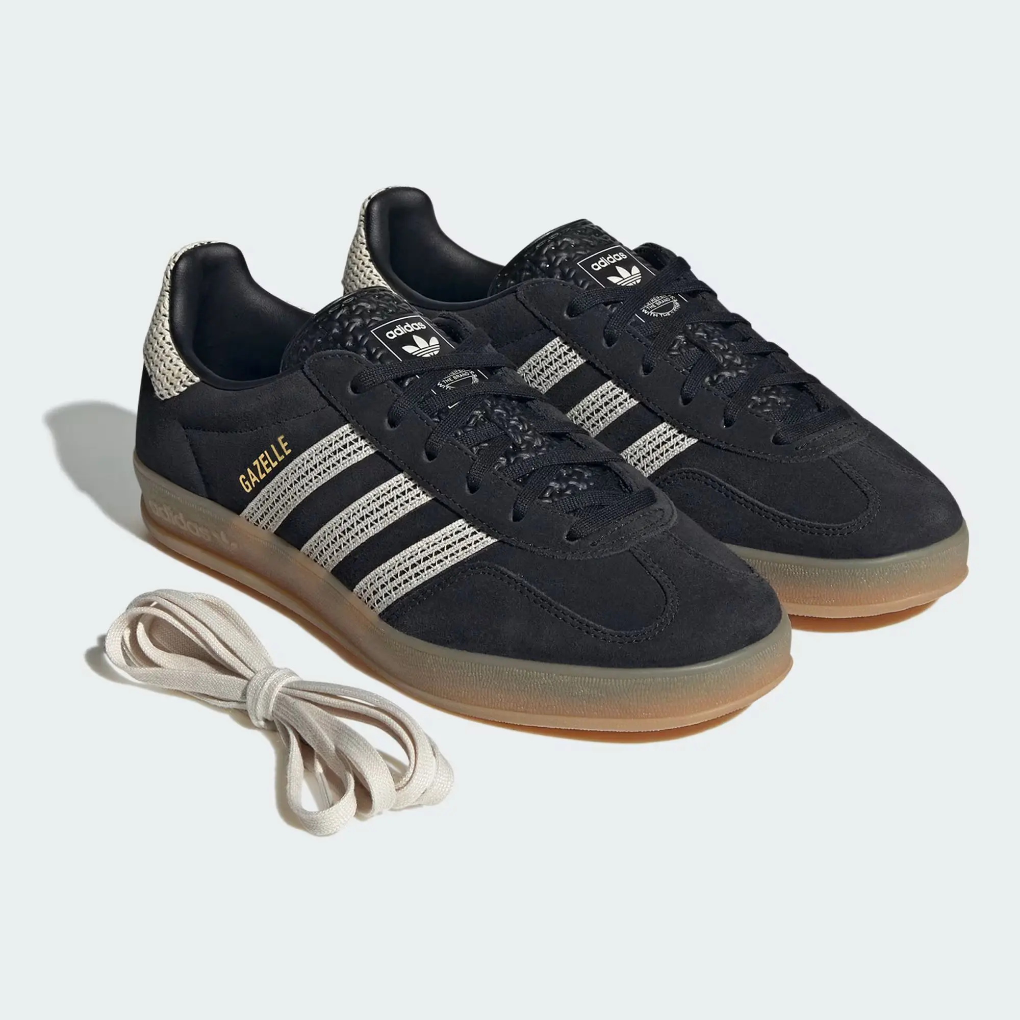 Adidas Gazelle Indoor Core Black Wonder White – Brand New & Authentic Women’s Leather Casual Trainers JI2755