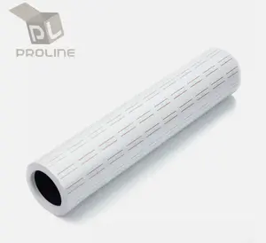 10 Rolls 5000Pcs White Red Line Tags Labels Refill MX-5500 Gun Price Sticker