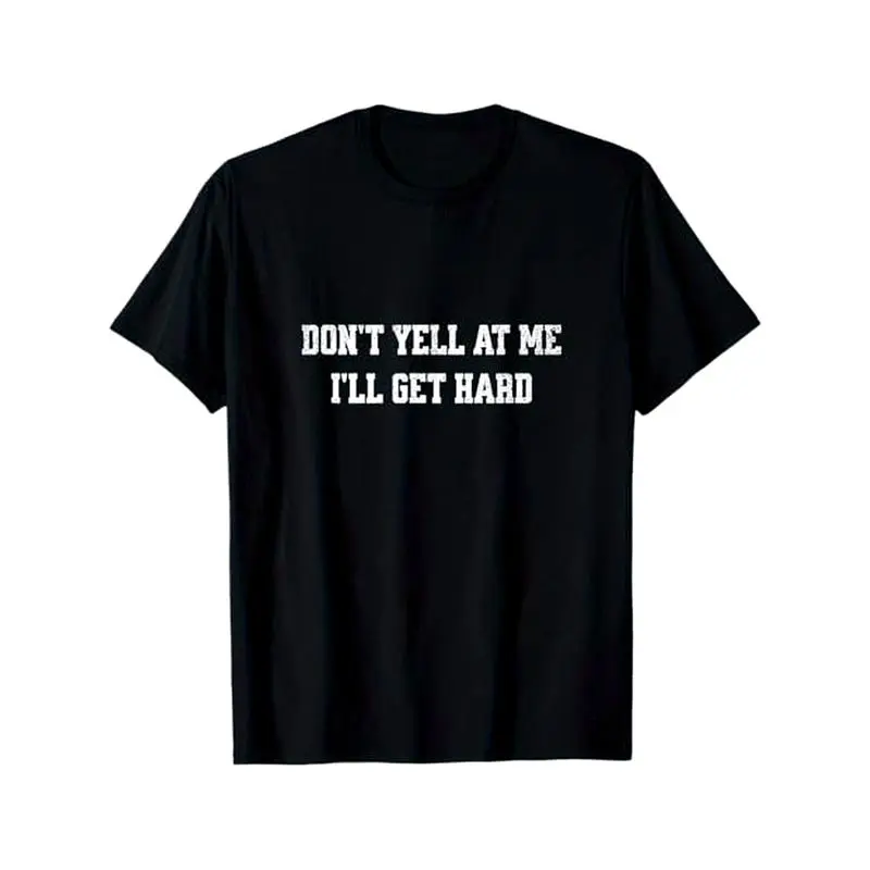 Men's Humorous Graphic T-Shirt in Soft Pure Cotton, Casual Relaxed Fit Short-Sleeve Crewneck with Reinforced Stitching, Tee, Graphic Print, Funny Vibes