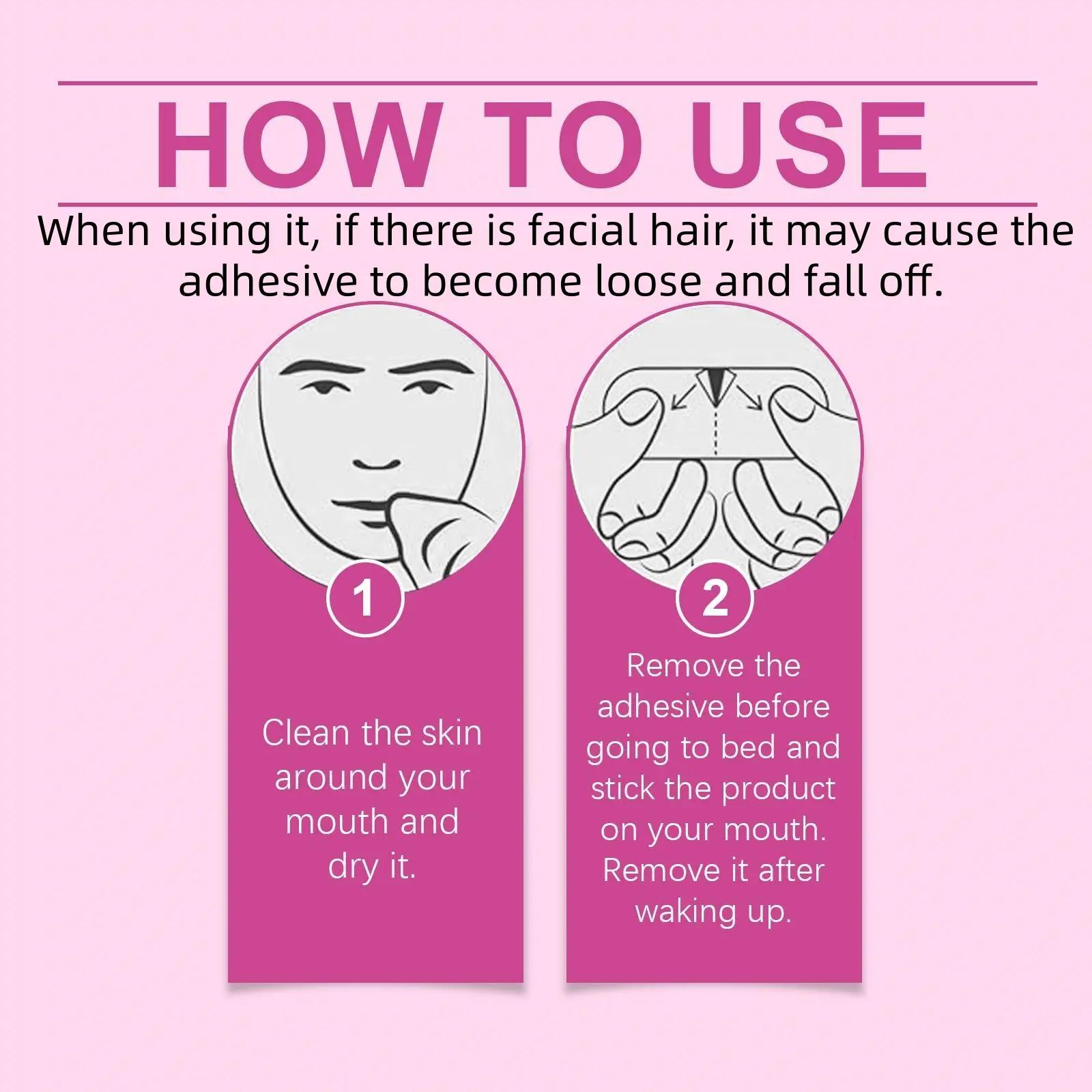 Sleep Mouth Tape, Snore Mouth Tape, Breathable Mouth Tape, Comfortable Sleeping Tape, Body Care Product for Women & Men