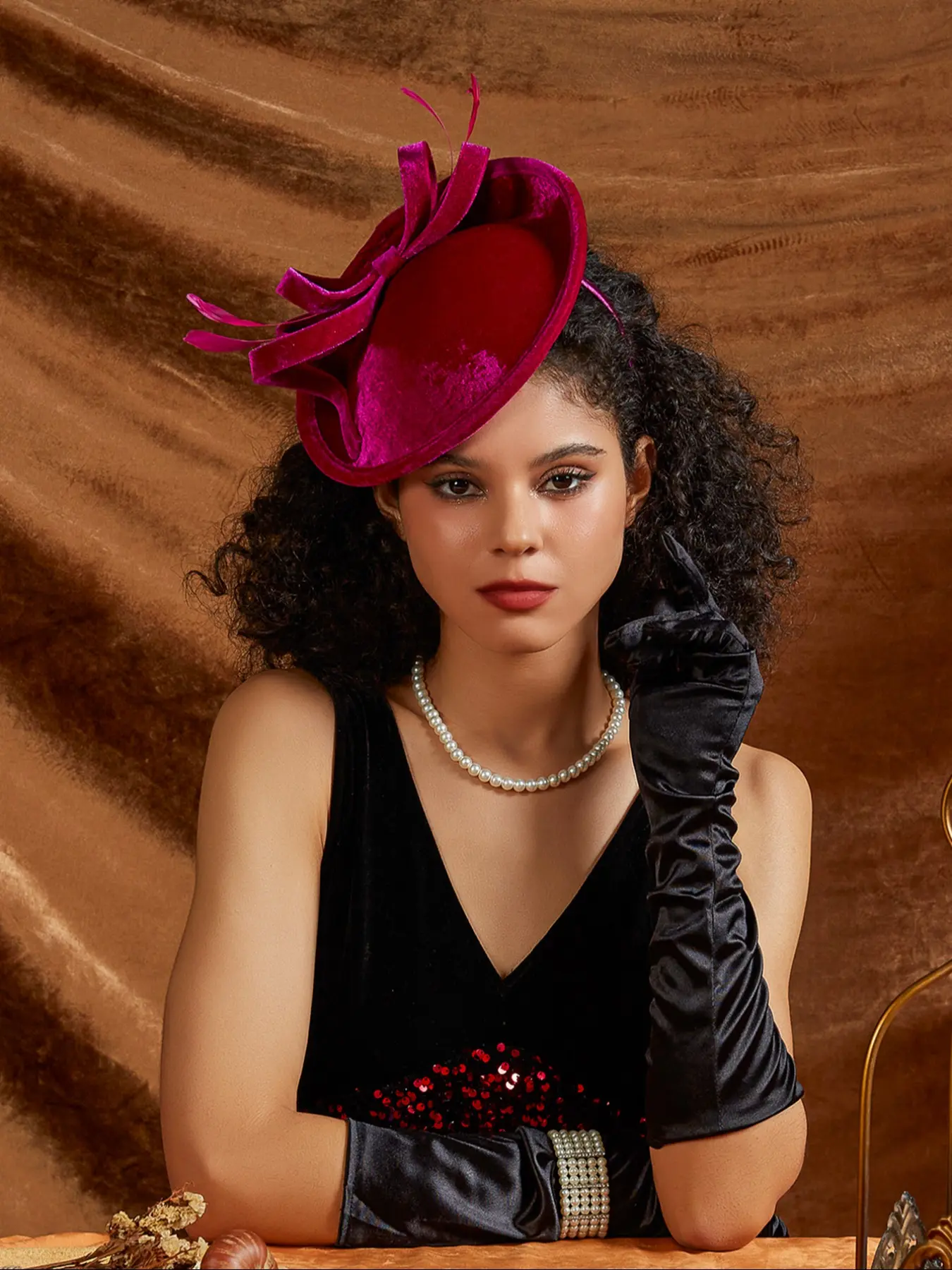 Women\'s Fascinator Hat Pillbox Feather Headband Derby Tea Party Elegant Clip Tea Party Fascinator Hat Kentucky Derby Feather... From  main image 2