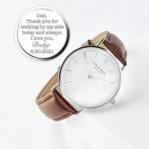 Personalized Men's Watch - Engraved Gift for Boyfriend & Husband
