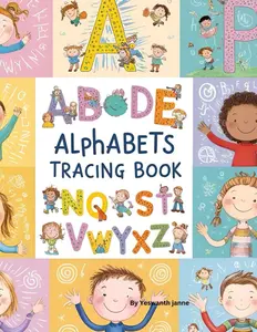 Alphabets Tracing Book for 2 to 8 years old Kids: Learn to Write A to Z with Easy Trace & Practice Worksheets