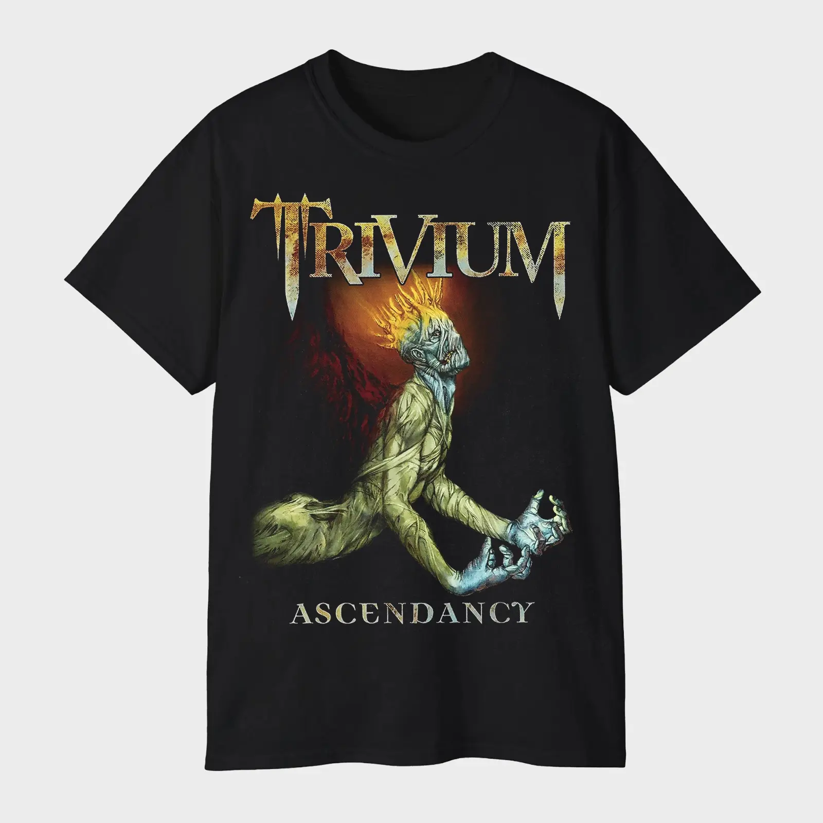 Trivium Ascendancy Album T-Shirt – Heavy Metal Tour Graphic Tee Fan Merch