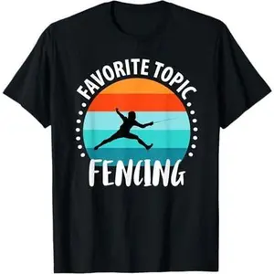 Fencing Fencing Martial Arts Sword Combat Fencing Sports Degen T-Shirt