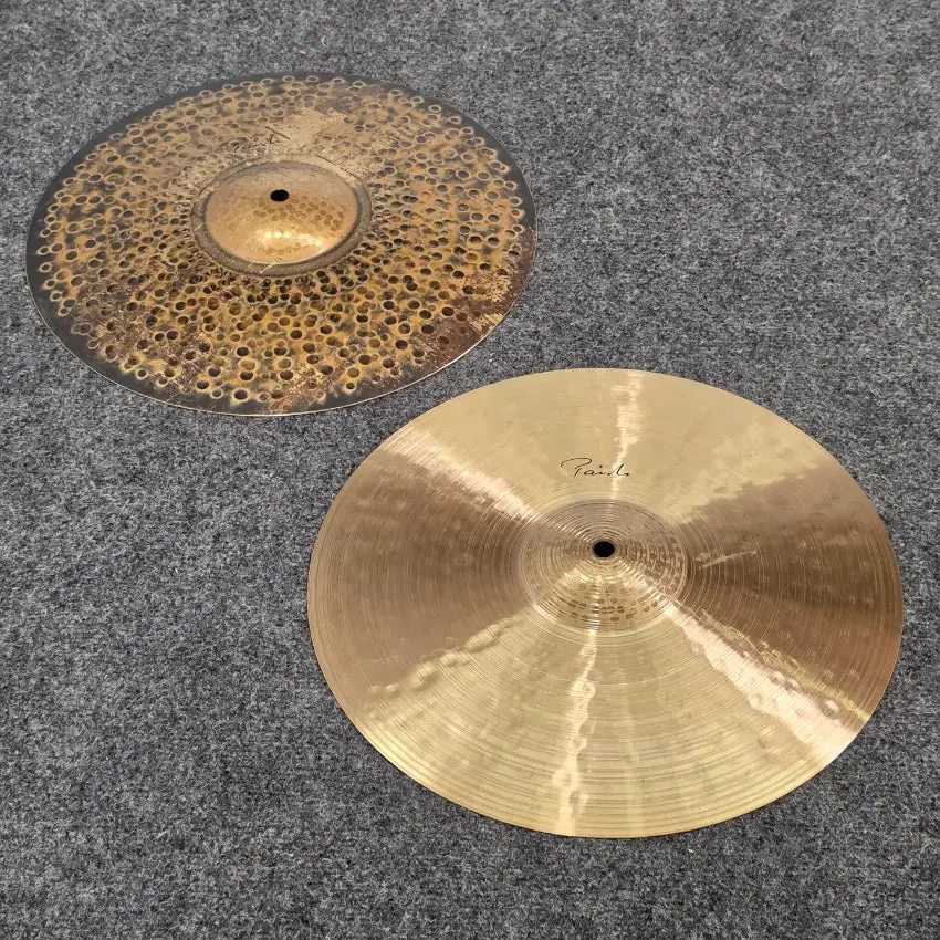 Used Paiste Signature Traditionals Medium Light Hi Hat Cymbals 14" - Excellent