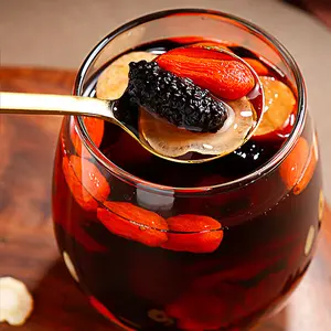 Turmeric Kidney Tea Formula, Ginseng Five Treasures Tea, Organic Kidney Cleanse Tea, Traditional Healthy Kidney Cleansing Tea for Men & Women goji berry fresh fruit Herbal mulberry leaf Beverage Natural loaded tea