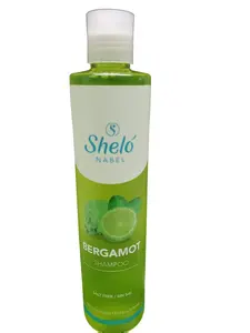 Shelo Nabel Bergamot Shampoo for Hair Loss & Breakage - Strengthening Formula with Bergamot Essential Oil for Damaged Hair Care 500G