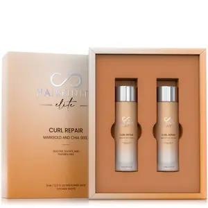 CURL REPAIR Power Shot Duo with Marigold and Chia Seed | Treatment for Damaged Curls | Add to Your Shampoo and Conditioner for Custom Haircare
