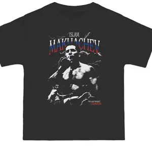 Islam Makhachev Champion T-Shirt, Fashion Cotton, Full Sizes, For Men, For Women