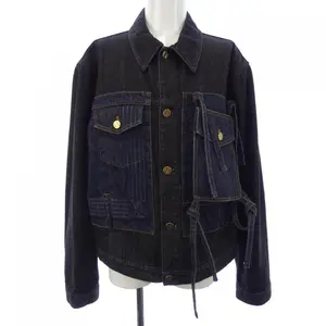 Pre-owned Louis Vuitton Denim Small Leather Goods Karakoram Jacket