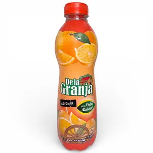 Jugo de la Granja  from Guatemala 500 ML - Authentic Central American Flavor with Natural Pulp - Bottle