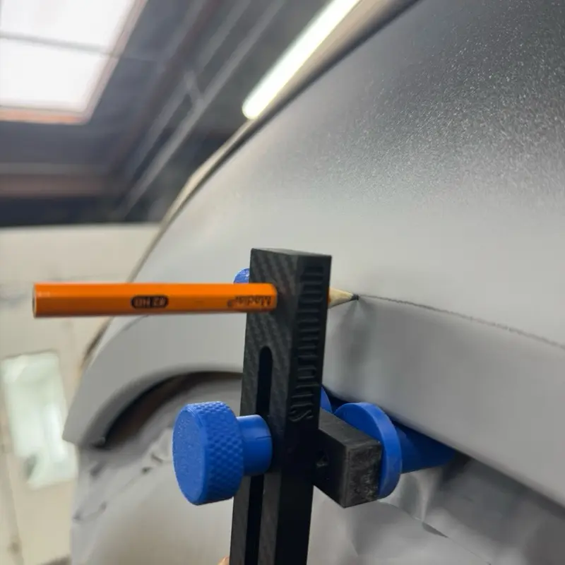 Collision Repair Body Line Tool with Blue Knobs for Precise Alignment and Repair High-Quality Car Body Repair Kit