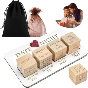 Date Night Dice - Fun Decision Dice & Couple Games for Date Ideas, Activities, & Food - Ideal for Valentine's Day, Anniversaries, or Birthday Gifts - Flirty & Romantic Game for Couples and Adults