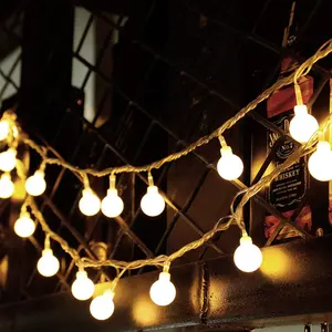 HOLIDAY DECORATION COZY GLOBE FAIRY LIGHTS (WARM) - PLUG-IN