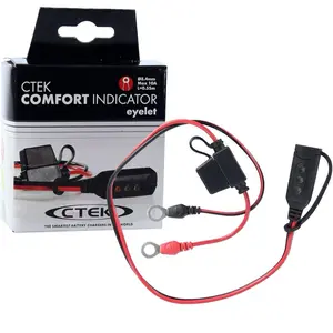 CTEK (56-382) Comfort Indicator Eyelet for M8 Top Post Batteries , Black Charger | Father's Day Gift