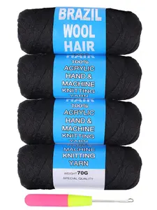 Africa Braiding Hairline Wig, African Braid Wool Hair, Durable & Natural-Looking Synthetic Fiber, Perfect for Stylish Hairstyles, Braided Hair Wigs