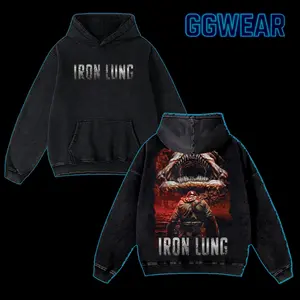 Iron Lung horror movie explained Washed Tshirt, Tanktop, Hoodies, Unisex Streetwear, Vintage Heavyweight Crew Neck Tee, men's t shirts