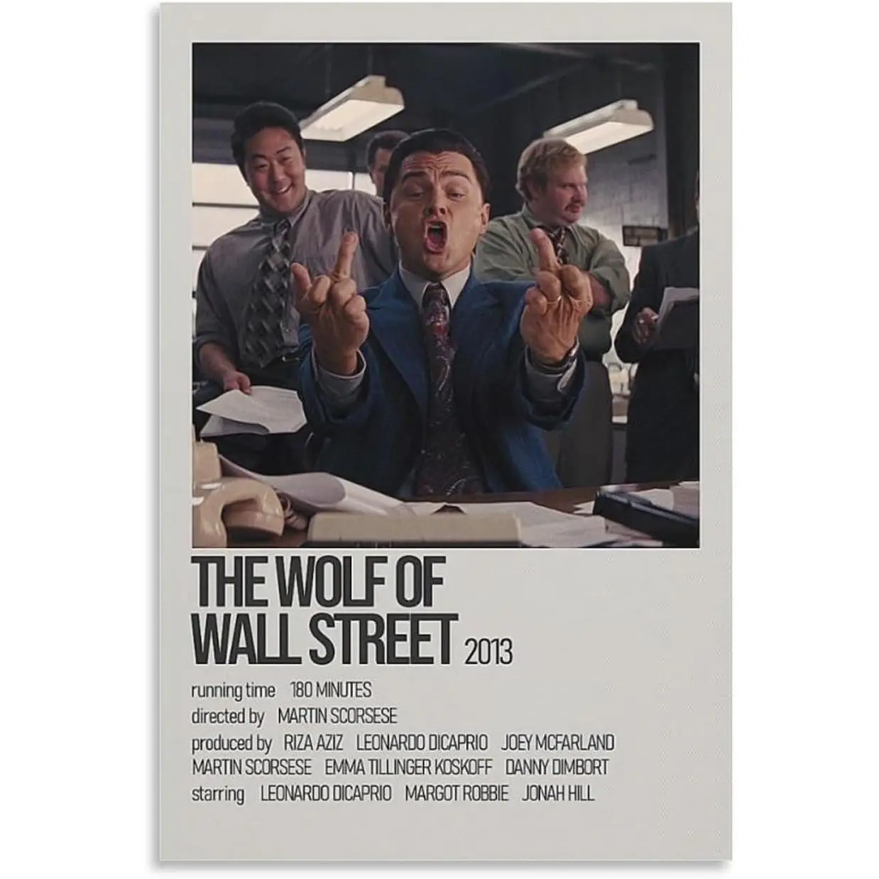 The Wolf of Wall Street Movie Poster(21) Posters Art Print Wall Photo Paint Poster Hanging Picture Family Bedroom Decor
