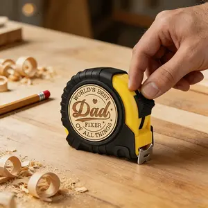 Engraved 10-Foot Tape Measure, Perfect Gift for Dad, Father's Day, Birthday, Christmas, From Daughter, Son, Wife, Thoughtful Present