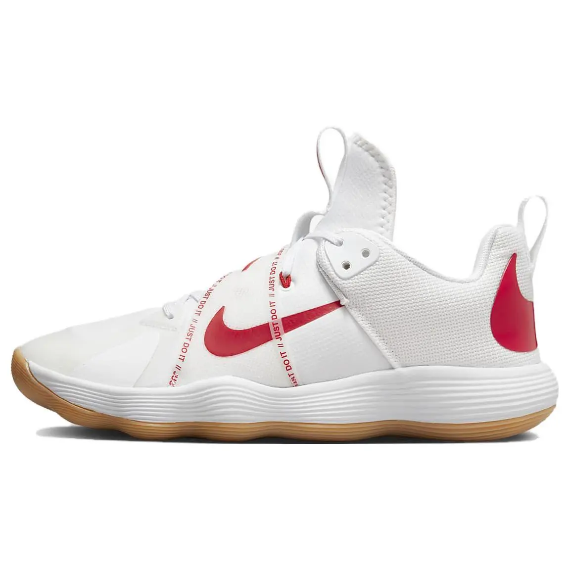 Nike React Hyperset White Red Cushioned Durable Low Top Unisex Sneakers CI2955-160