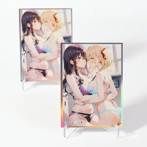 120PCS 67x92mm Standard Size Holographic Anime Card Sleeve PTCG MGT Game Cards Sleeve Sports Card Protector