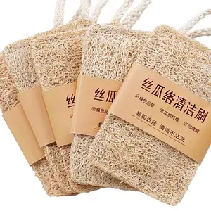 1 Year Supply Loofa Dish Sponges Eco-Friendly Natural Fiber Scrubbers for Kitchen Cleaning