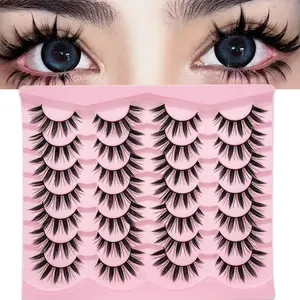 14 Pairs Ultra Large Demon False Eyelashes, Cartoon Mascara Lash Strips, Reusable Eye Extensions, Strip Fake Lashes, Long Lasting Cosmetic