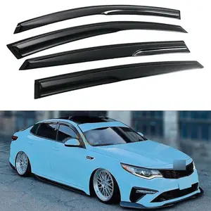 For 2016-2020 Kia Optima K5 Wavy Mugen Style Window Visors Rain Guards-Deflector
