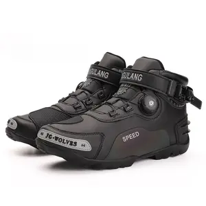 Motorcycle Shoes Breathable Wear-resistant Riding Boots Men's Motorcycle Shoes Women's Off-road Racing Boots Couple's Motorcycle Commuting Rider Boots