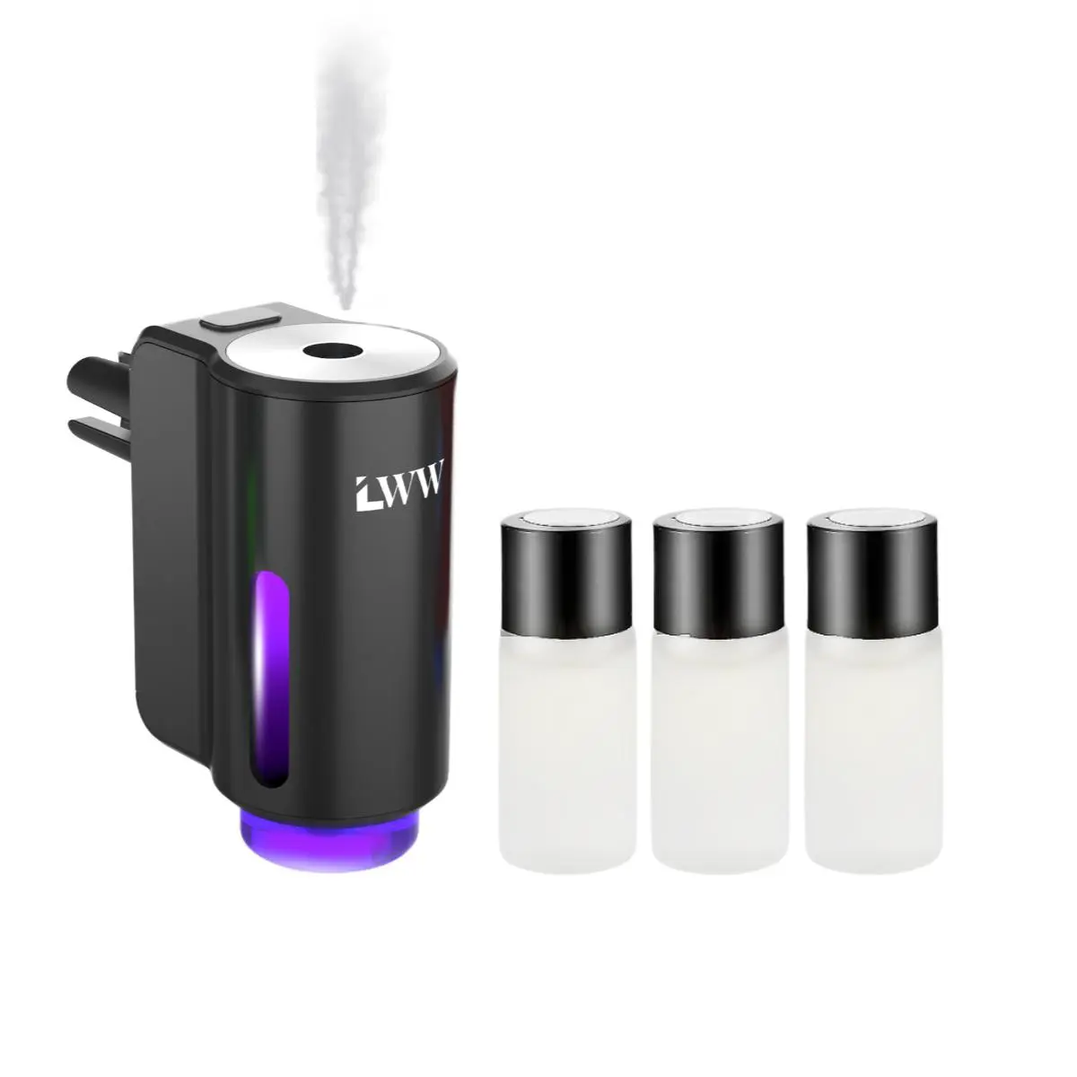 (3 bottles) - Black - Mixed Flavors 