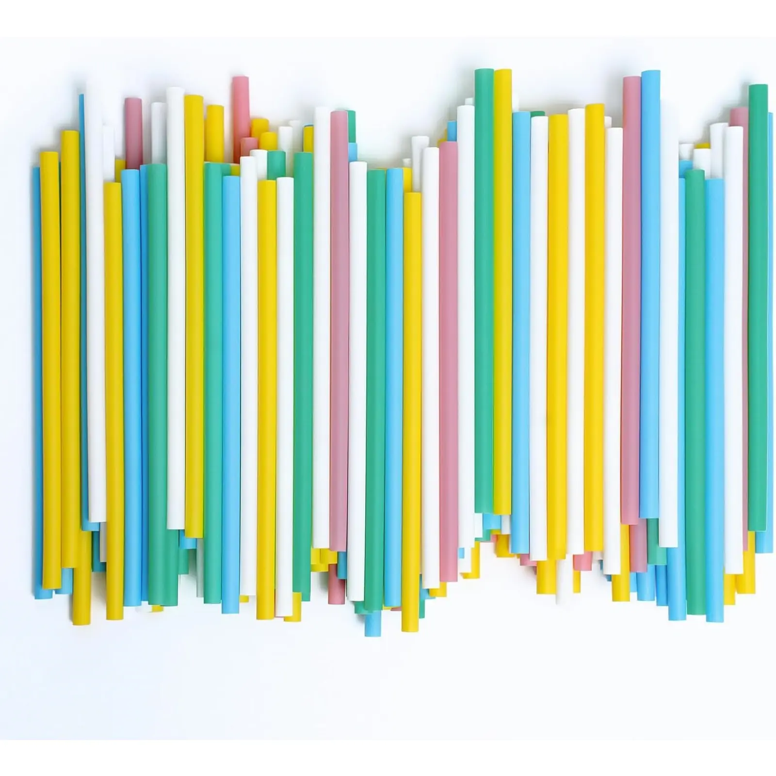 5.75" Short Cocktail Straws Plastic-Free,Colorful Disposable Drinking Straws 200pcs,Plant-Based Stylish Party Straws,A Plasticless Sturdy Drinking Straws for Hot and Cold Drinks Not Foggy