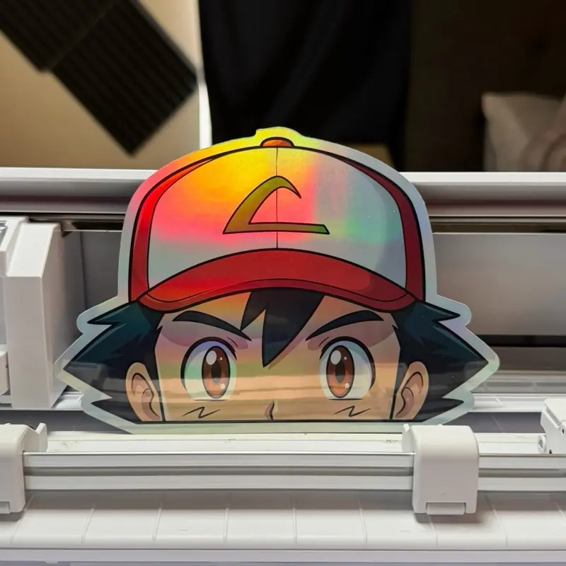 Classic Monster Trainer Holographic Peeker Sticker