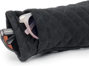 Soft Glasses Case with Cleaning Cloth - Double Eyeglass Case for Women and Men