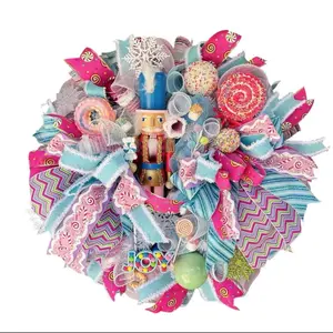 Candyland Wreath, nutcracker wreath, candyland decor Decor, nutcracker decor