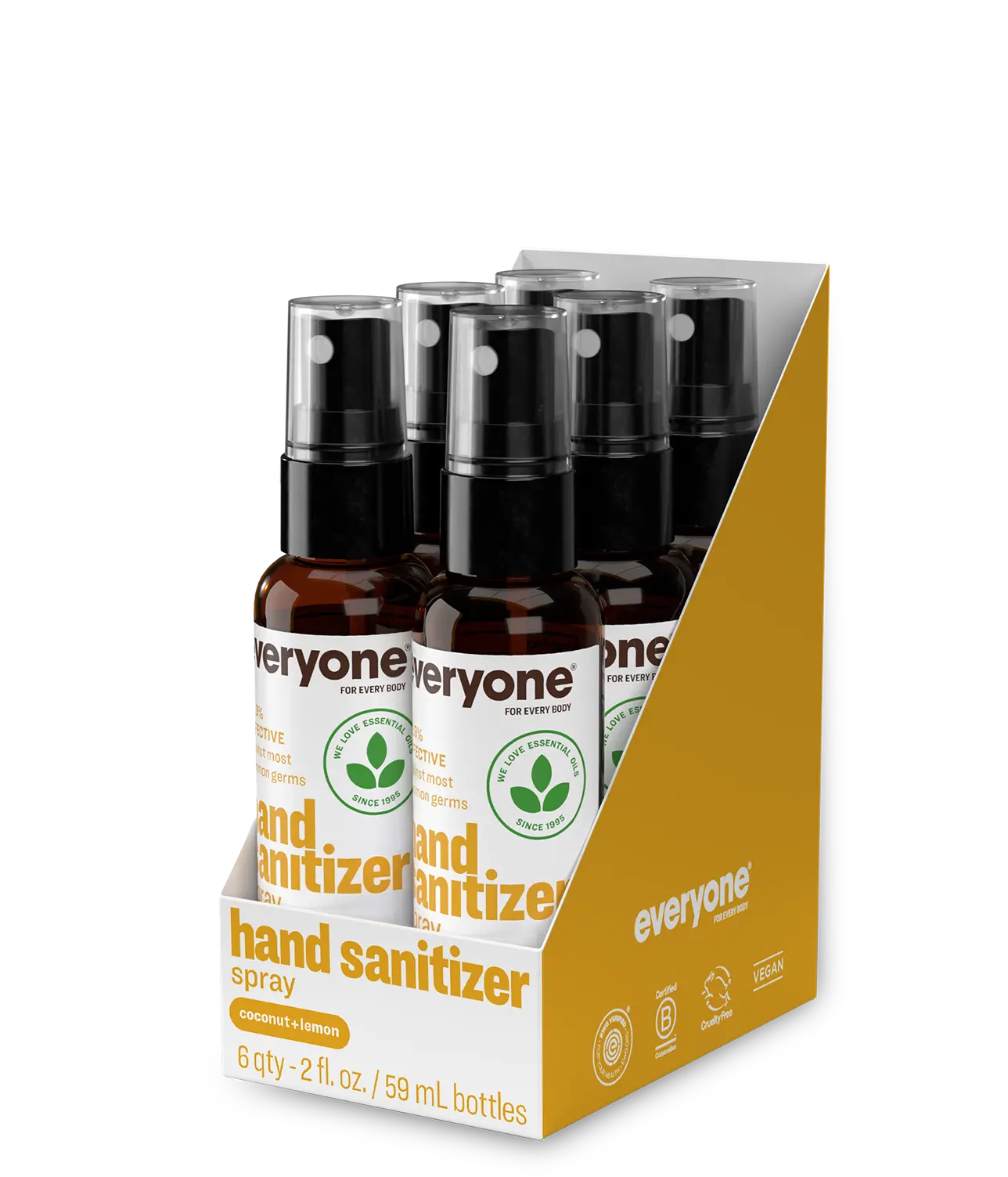 Coconut + Lemon Hand Sanitizer Spray Coconut + Lemon Hand Sanitizer Spray