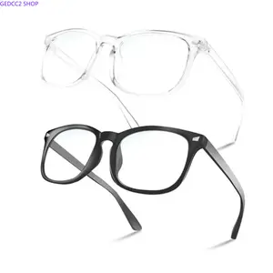 Blue Light Blocking Glasses for Women - 2025 Vintage Small Oval Frame, Polycarbonate Amber Tint, Lightweight UV400 Anti-Eye Strain Eyewear for Gaming & Office Use, Stylish Clear Lens Digital Screen Protection