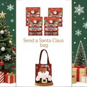 A double surprise for Christmas: a 3D Santa Claus tote bag + a Christmas cash envelope. Perfect for storing gift money, it embodies both ceremony and practicality for holiday gifting.