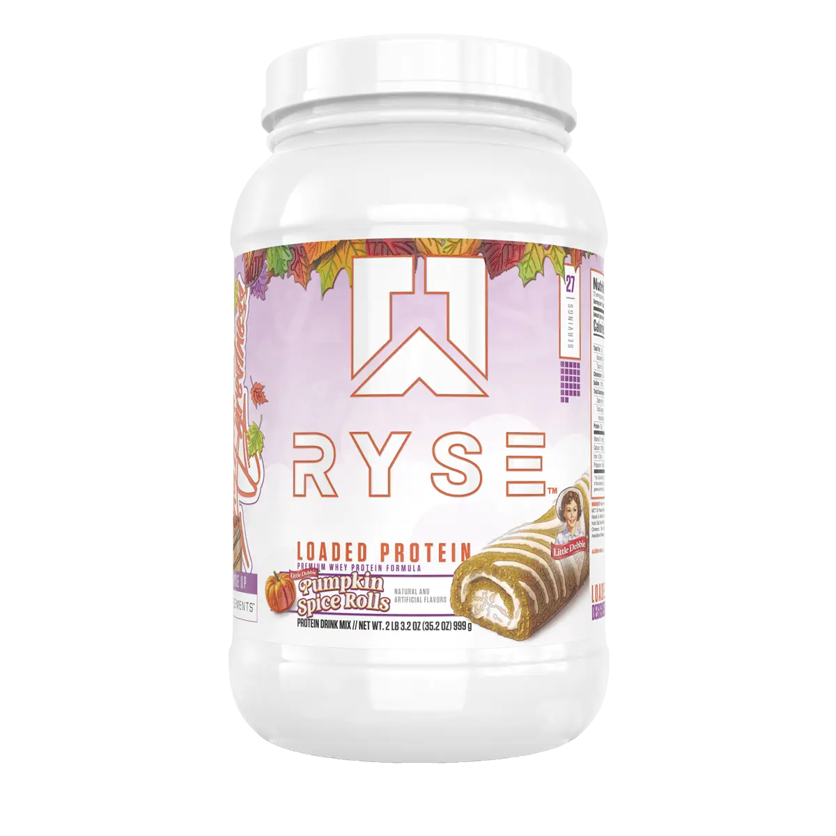 Ryse Supplements Loaded Protein Powder - 25g Whey Isolate & Concentrate with Prebiotic Fiber & MCTs - Low Carb, Low Sugar, Digestive-Friendly