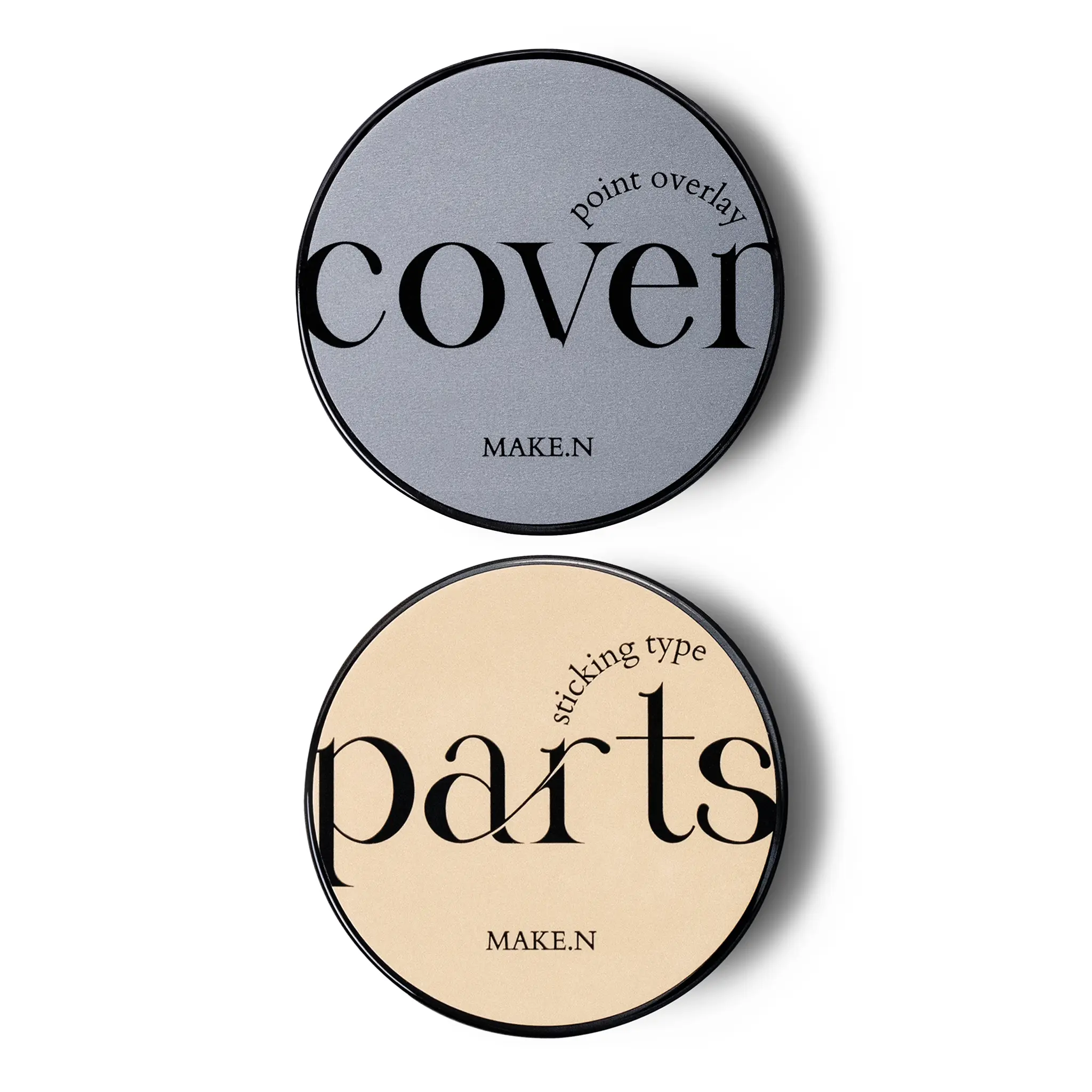 MAKE.N Parts & Cover Gel Set - Extra-strong Hold for Charms & Decorations, Crystal-clear Non-yellowing Formula, 24 Months Shelf Life, Professional-quality Results